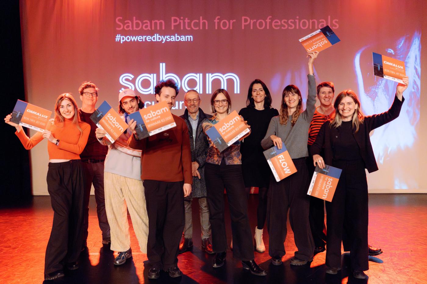 Winnaars van The Sabam Pitch for Professionals